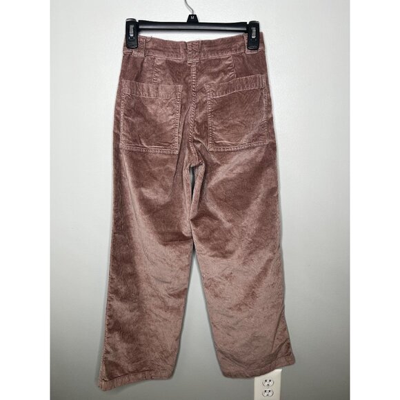 Madewell The Emmett Wide Leg Full Corduroy Pants Petite 24 - Picture 2 of 11